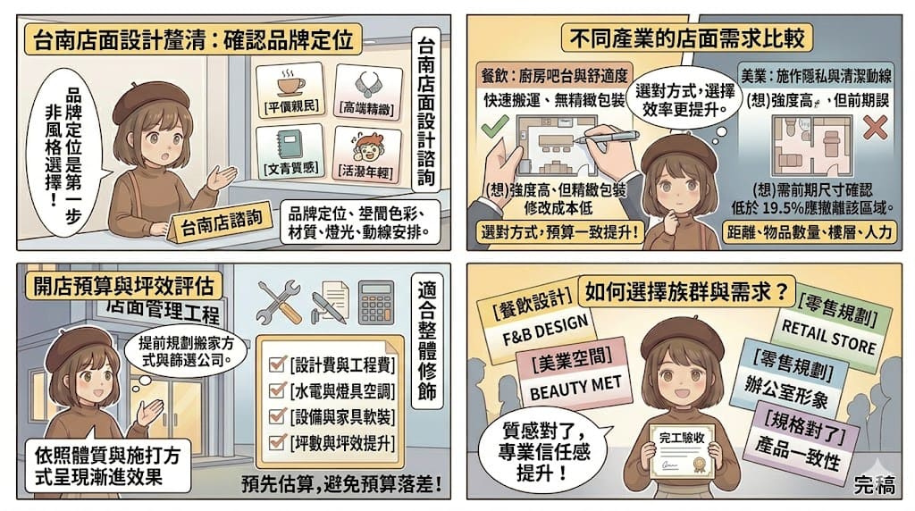 台南店面設計如何打造吸客空間?